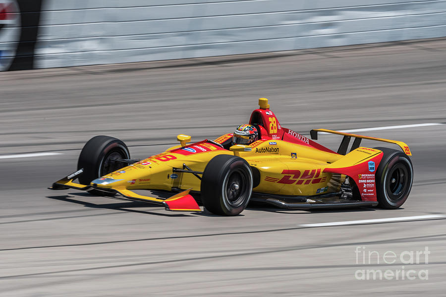 Ryan Hunter-Reay Number 28 Photograph by Paul Quinn