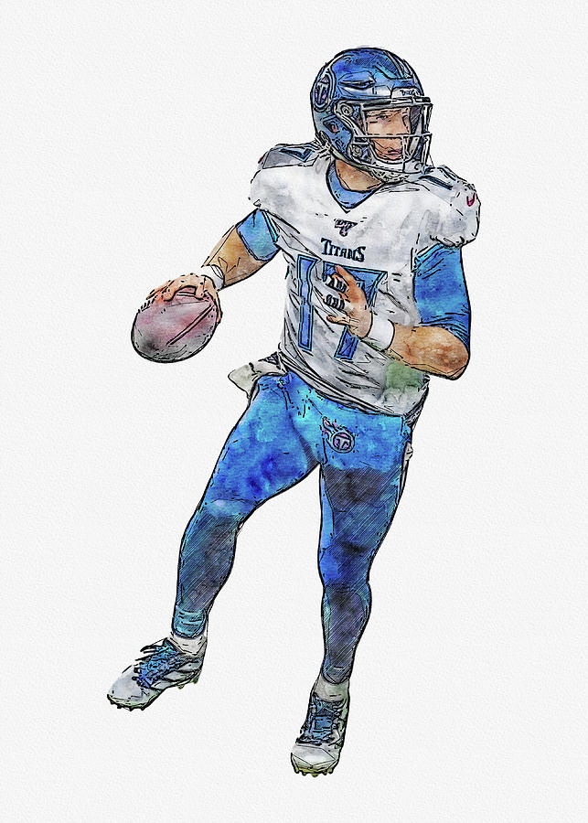 Ryan Tannehill Digital Art by Yoyo Di