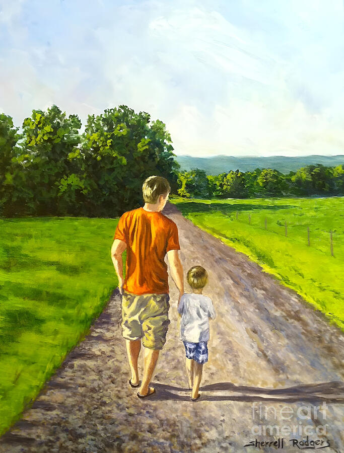 Ryans Walk Painting by Sherrell Rodgers