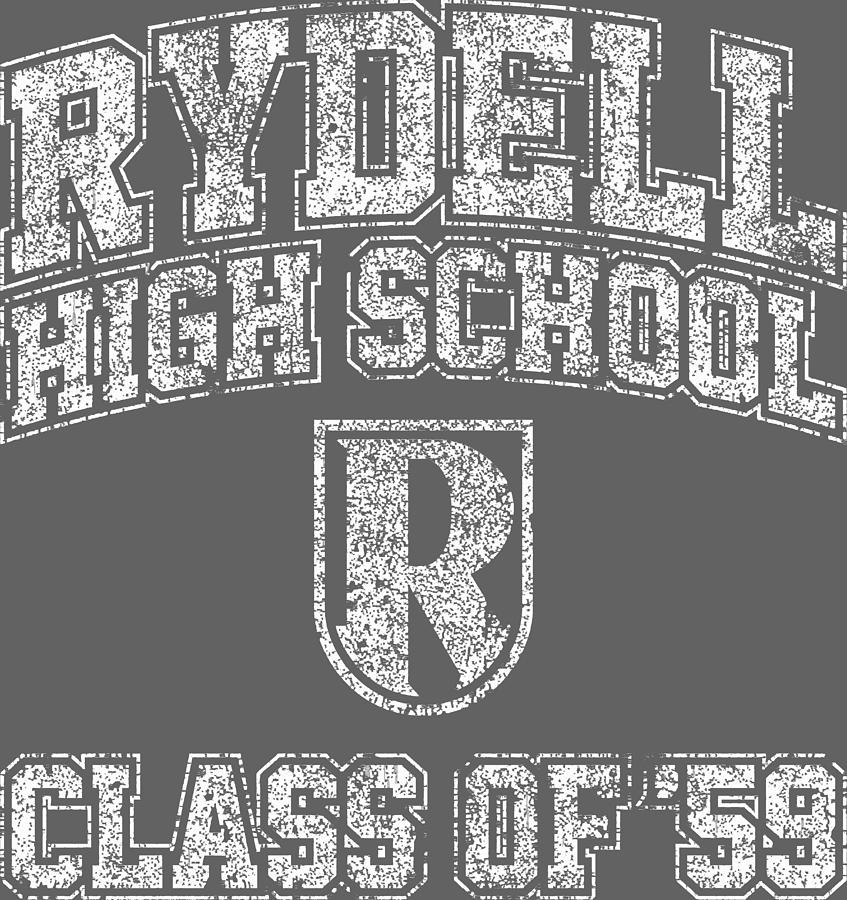 Rydell High School Class of 59 Grease Digital Art by Dai Doan