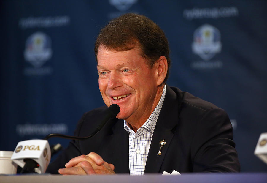 Ryder Cup News Conference Photograph by Andy Lyons