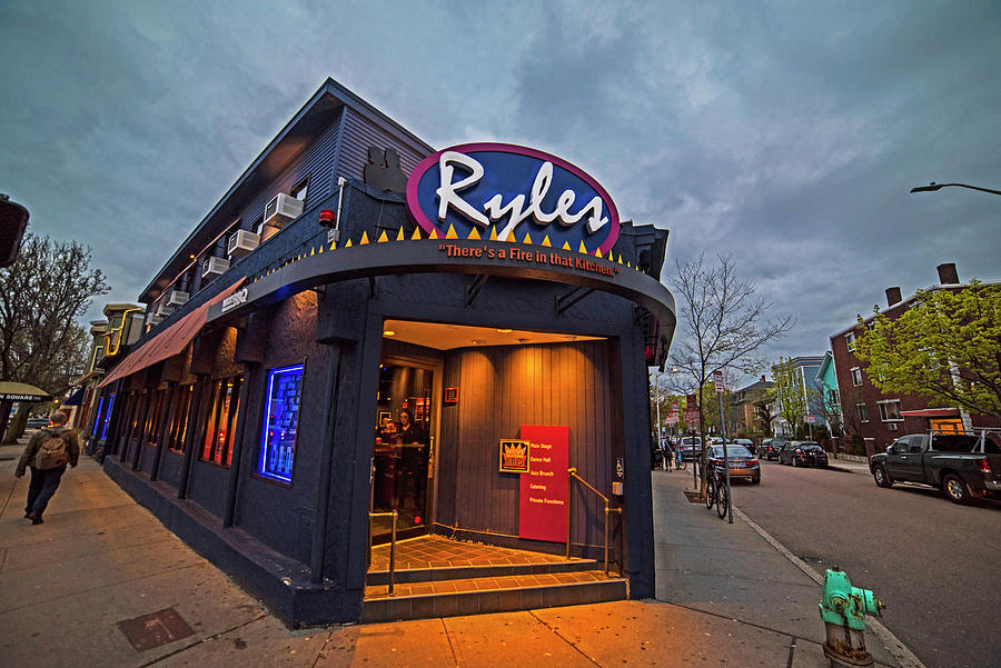 Ryles Jazz Club Cambridge MA Inman Square Hampshire Street Photograph by Toby McGuire