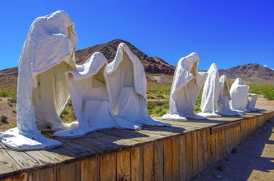 Ryolite Nevada Last Supper Goldwell Open Air Museum Photograph by Scott McGuire