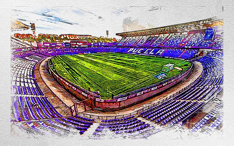 S02768 Estadio Jose Zorrilla Valladolid Spain Real Stadium La Liga ...