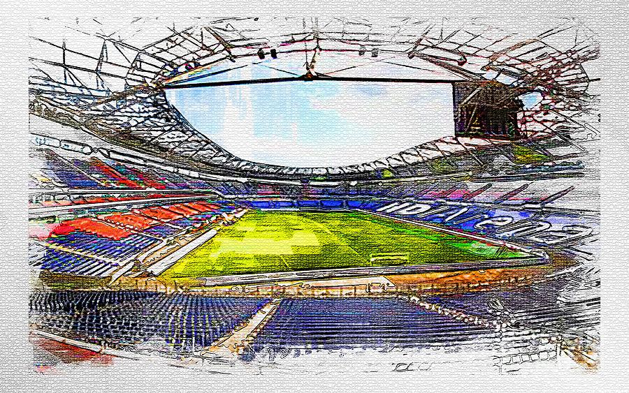 S02855 Hdi Arena Hannover 96 Football Stadium Germany Sports Digital ...