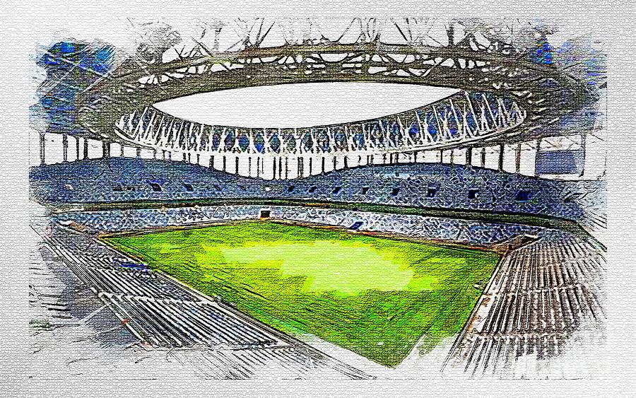 S03014 Nizhny Novgorod Stadium Russian Football Field Inside 2018 Fifa ...