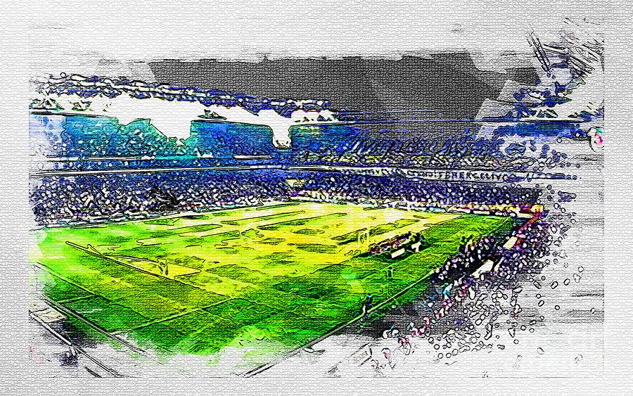 S03143 Sukru Saracoglu Stadium Match Fenerbahce Football Soccer ...