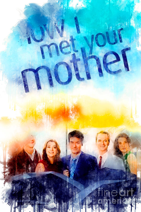 S04300 Tv Show How I Met Your Mother Digital Art By Sherman Barrows