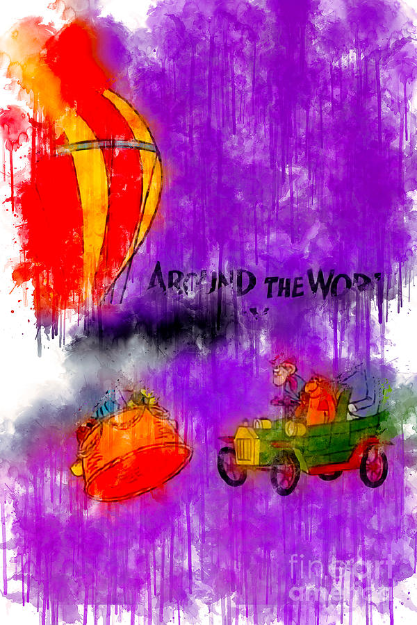S05045 tv show around the world in 79 days digital art by sherman