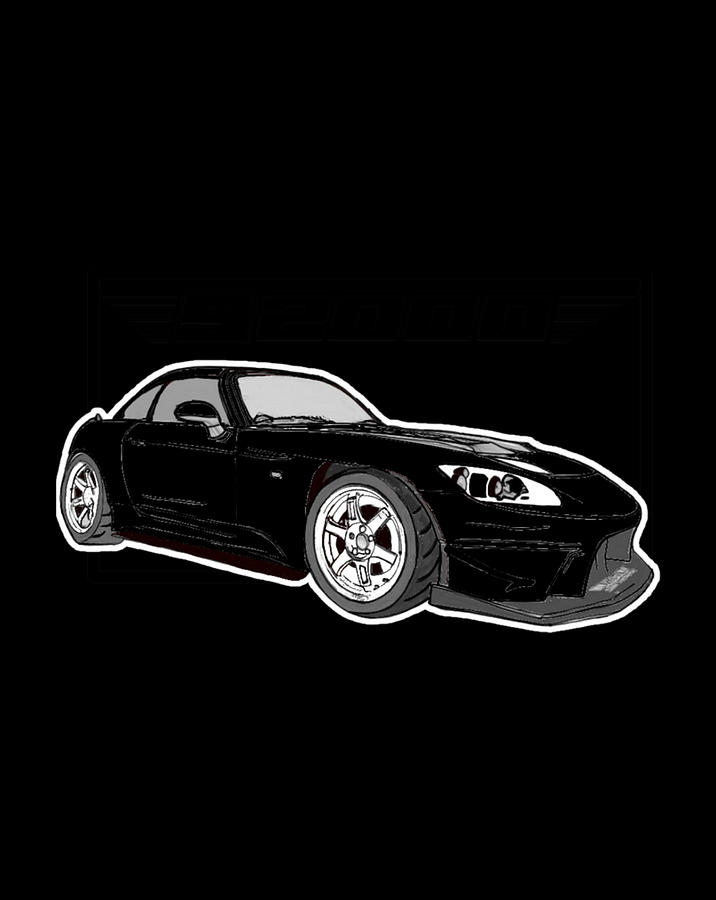 S2K AP1 AP2 JDM Roadster s2000 Race Car No FWD Turbo Track Digital Art ...