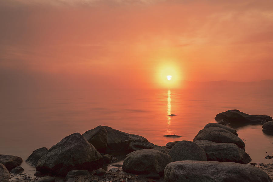 Sabattus Pond Sunrise 10192020 Photograph by Nick Turcotte Fine Art America