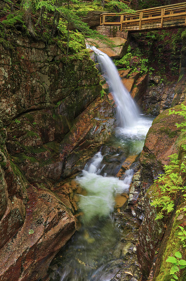 Sabbaday Falls of the New Hampshire White Mountain National Forest Photograph by Juergen Roth