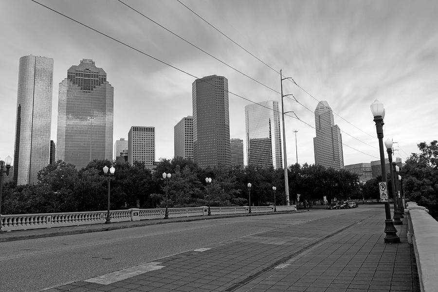 Sabine Street Bridge BW Photograph by Luis Alegria | Pixels