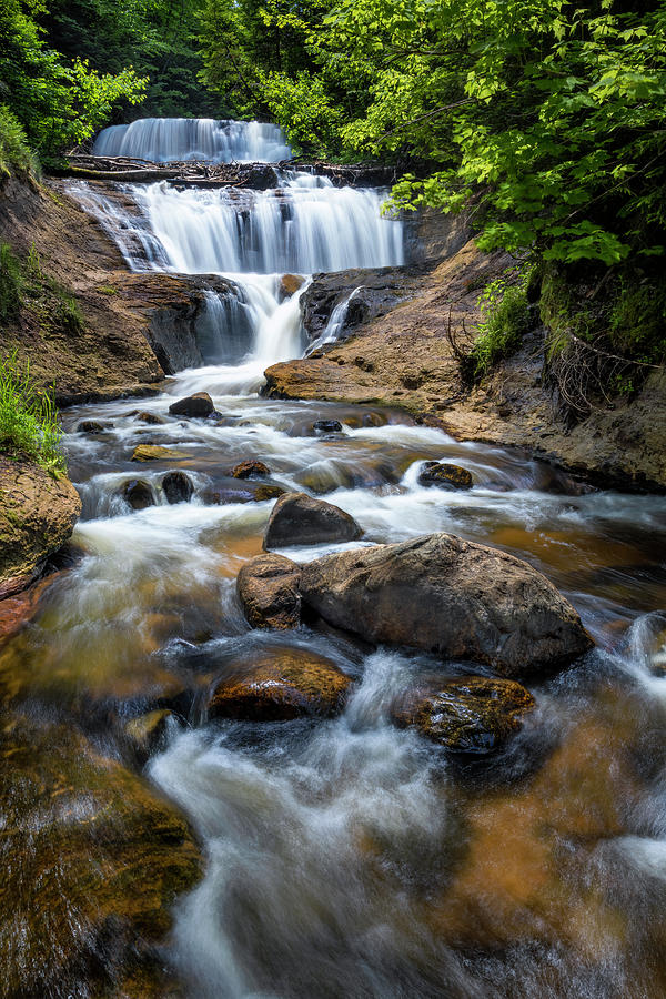 Sable Falls Photograph by Adam Romanowicz