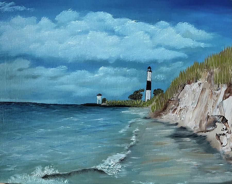 Sable Lighthouse  Painting by Lisa White