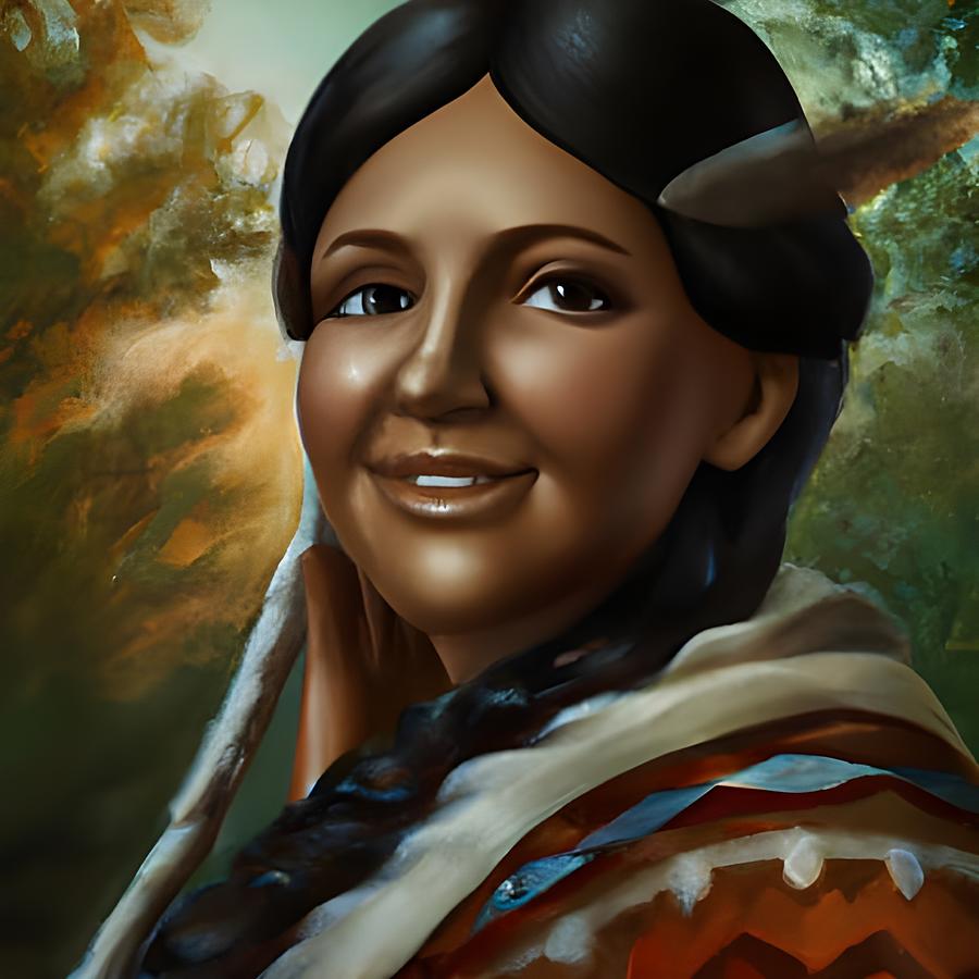 Sacagawea Digital Art by Paul Lamar Fine Art America