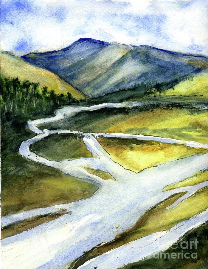 Sacramento River Delta Painting