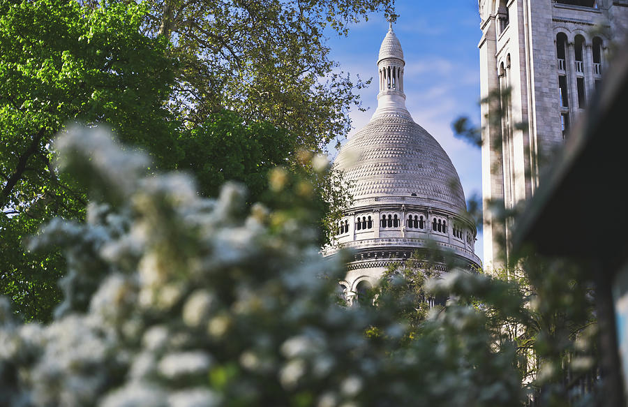 Sacre-coeur Basilica, Located In The Montmartre District Of Paris, France Photograph