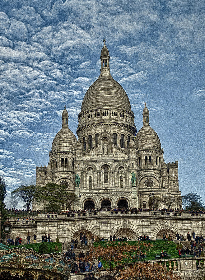 Sacre Coeur Cathedral Photograph by Steve Estvanik