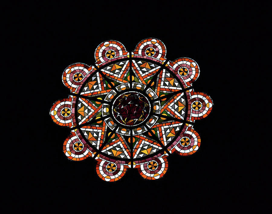 Sacre Coeur Mandala Window Photograph by Nadalyn Larsen
