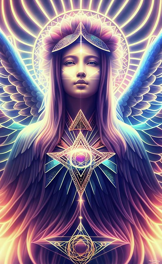 Sacred Angel Digital Art by Tricky Woo - Fine Art America