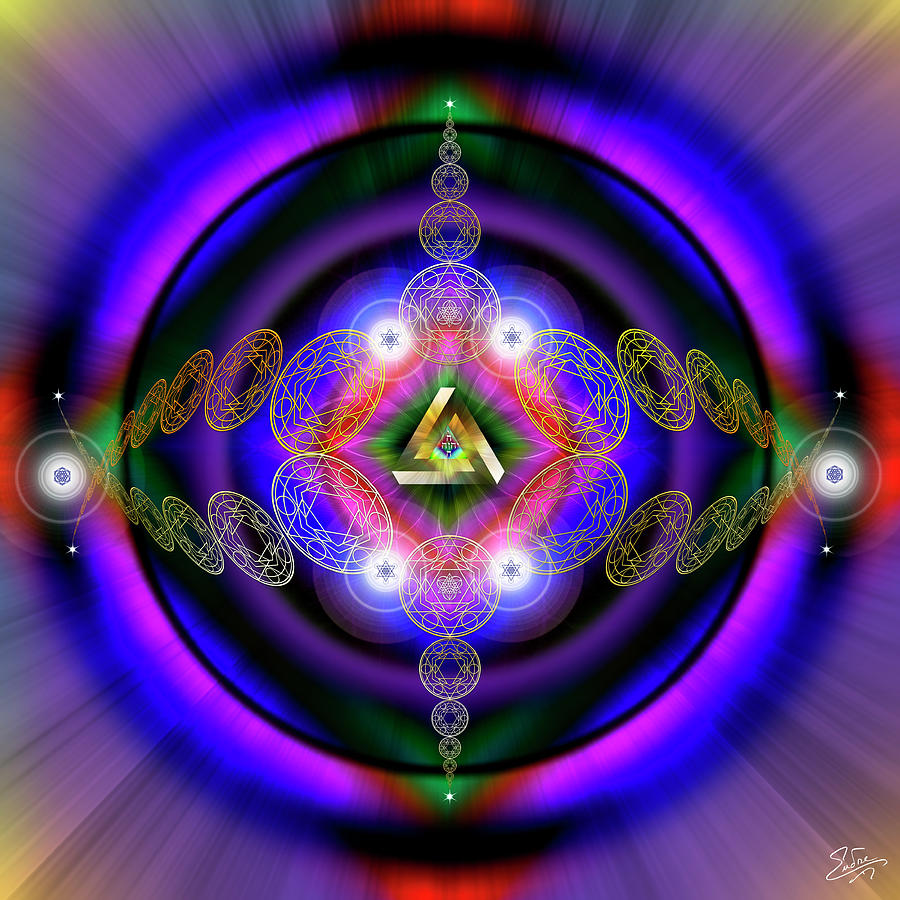 Sacred Geometry 800 Digital Art by Endre Balogh