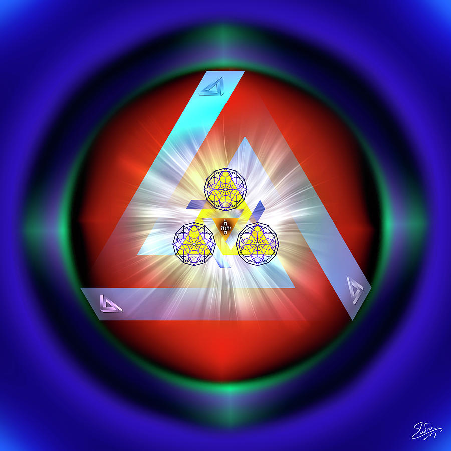 Sacred Geometry 804 Digital Art by Endre Balogh