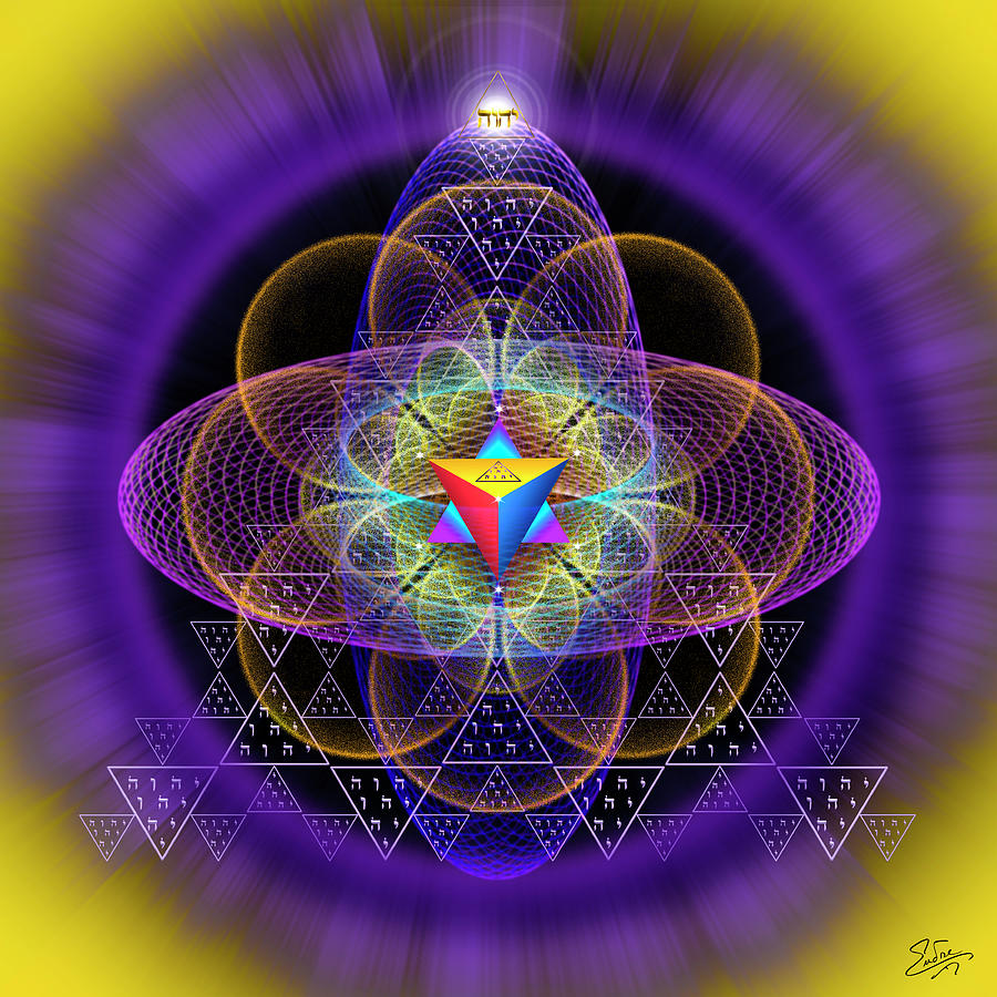 Sacred Geometry 873 Digital Art by Endre Balogh