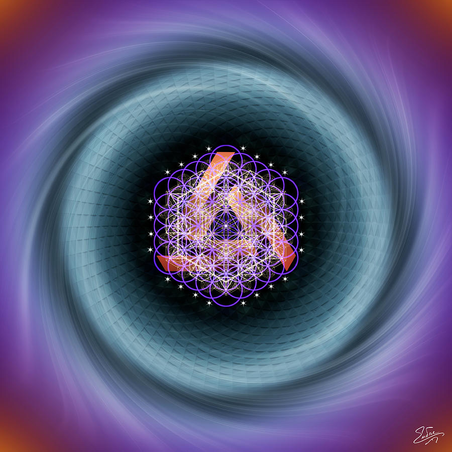Sacred Geometry 882 Digital Art by Endre Balogh