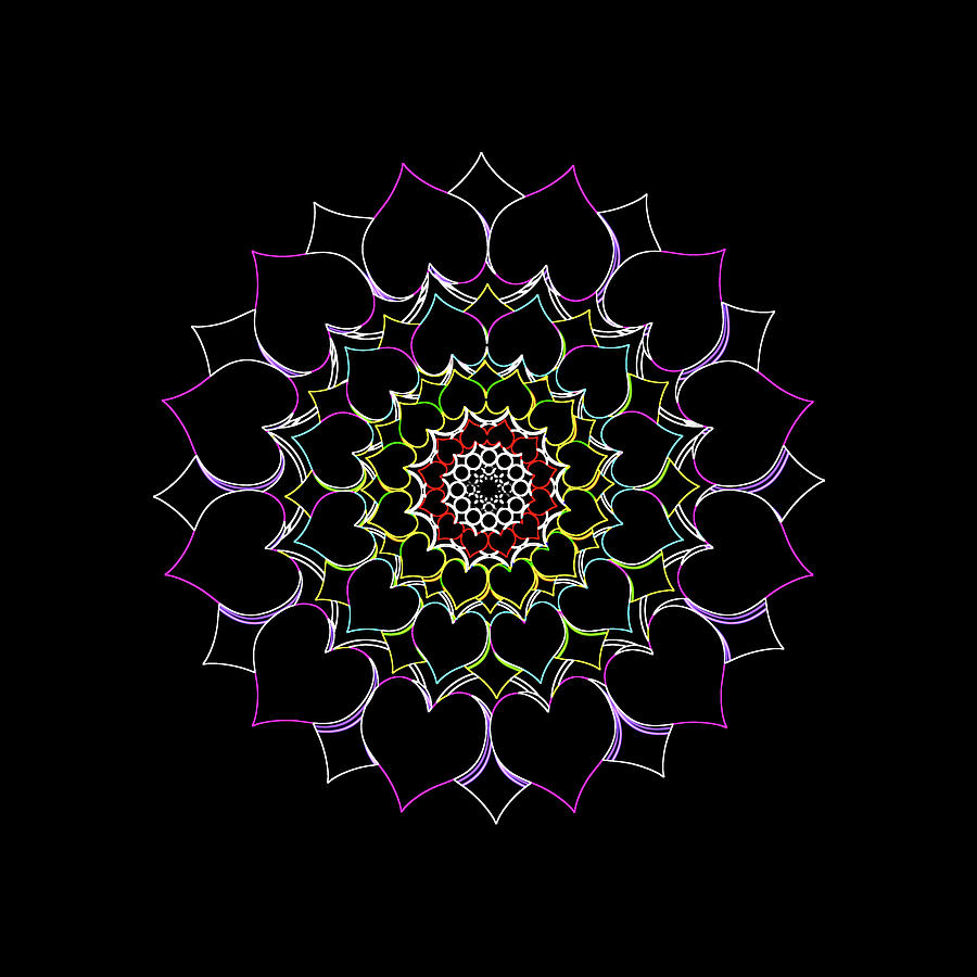 Sacred Geometry Mandala_3 Digital Art by Az Jackson