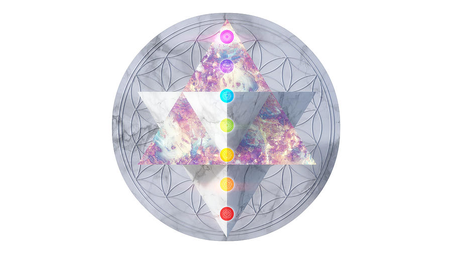 Sacred Geometry - Merkaba - Logo 3b Digital Art by Anarkia An - Fine ...