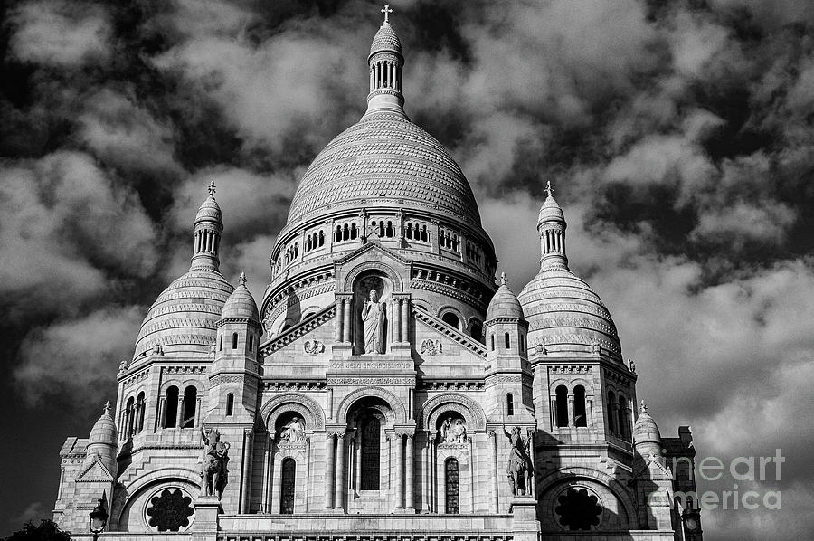 Paris Photograph - Sacred Heart Basilica 2 by Bob Phillips