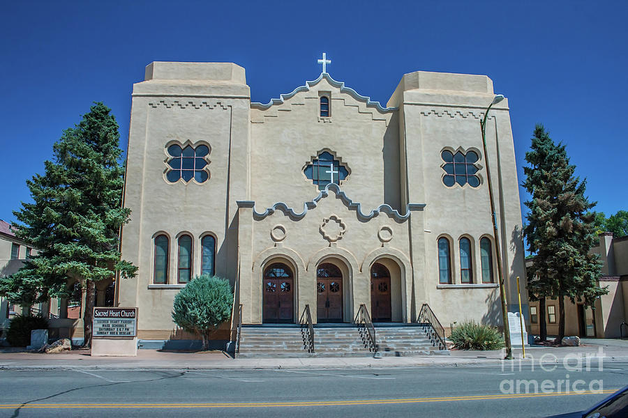 Sacred Heart Church Photograph By Tony Baca Fine Art America