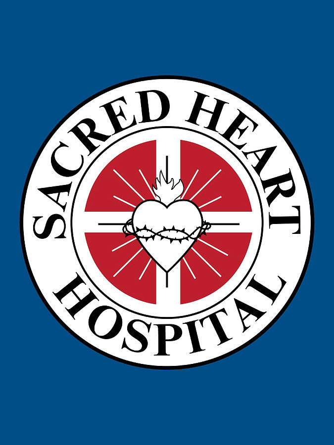 Sacred Heart Hospital Scrubs Poster Painting by Roberts Cooper - Pixels