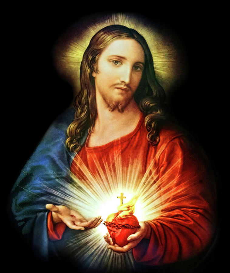 Jesus Christ Painting - Sacred Heart of Jesus by Old Master