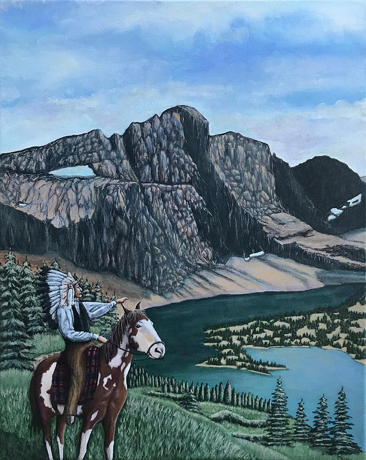Sacred Land Painting by Mr Dill