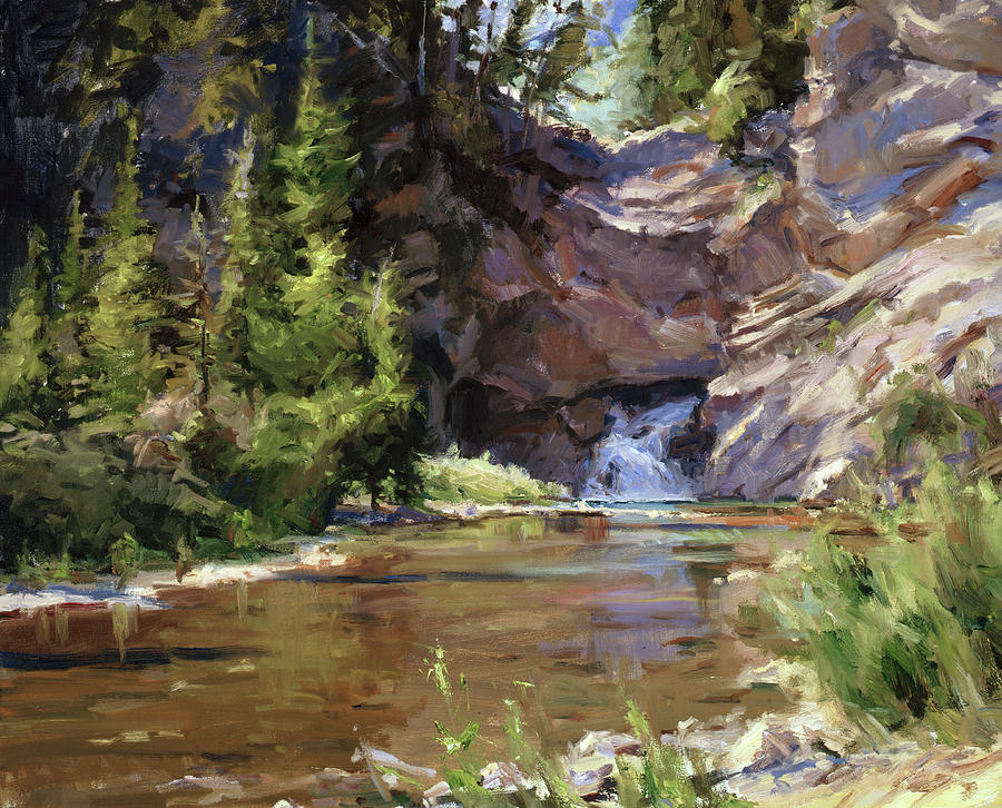 Sacred Place Painting by Howard Friedland - Fine Art America