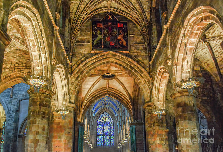 Sacred Space, St. Giles Cathedral of Edinburgh Photograph by Marcy Wielfaert