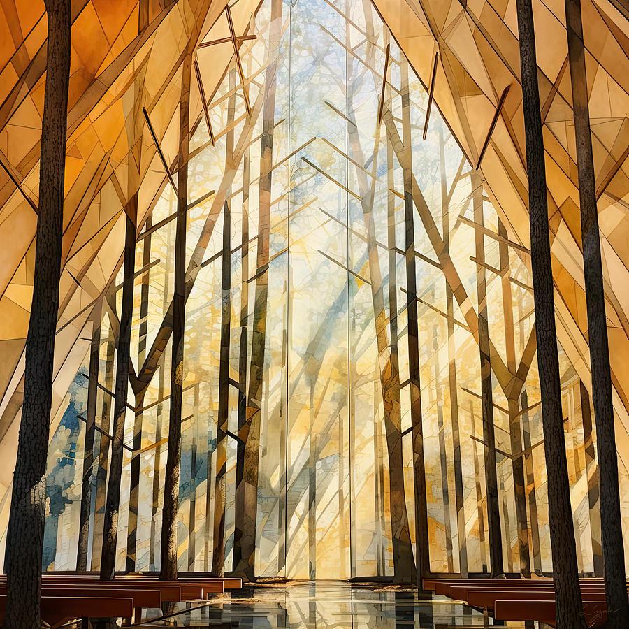 Sacred Symmetry - Anthony Chapel Art Painting