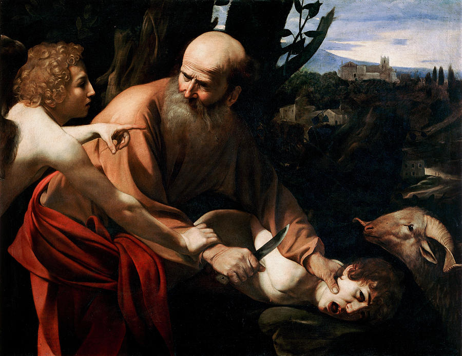 Sacrifice of Isaac by Caravaggio Painting by Orca Art Gallery - Pixels ...