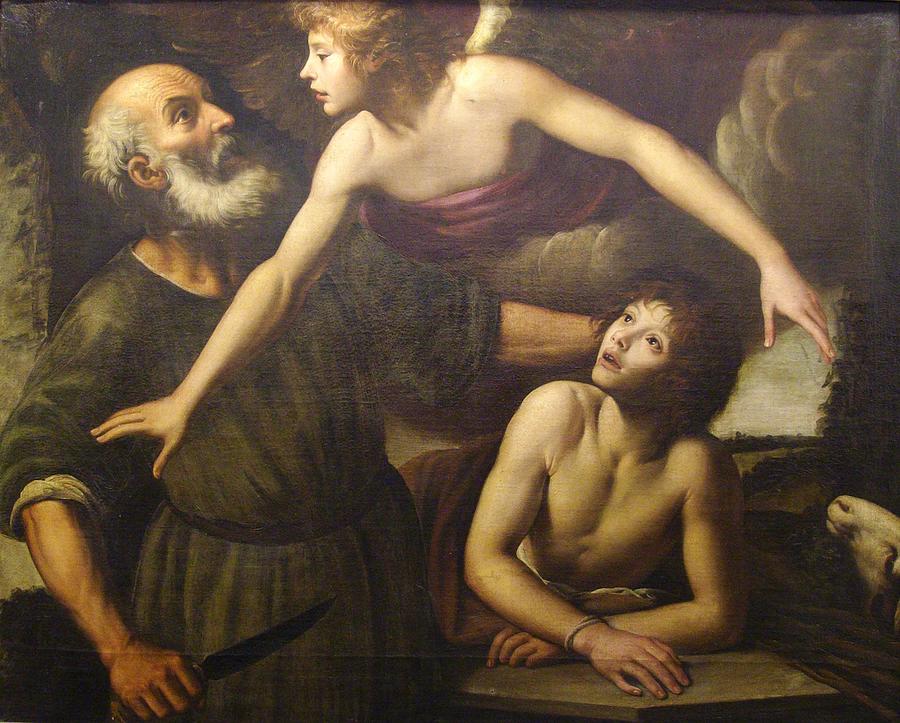 Sacrifice of Isaac Painting by Giuseppe Vermiglio