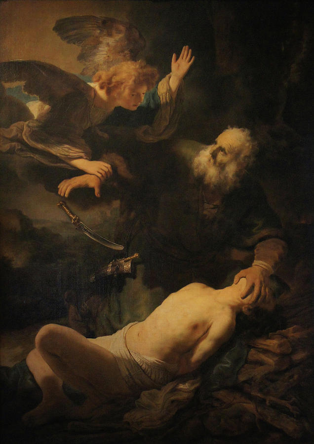 Sacrifice of Isaac Painting by Rembrandt