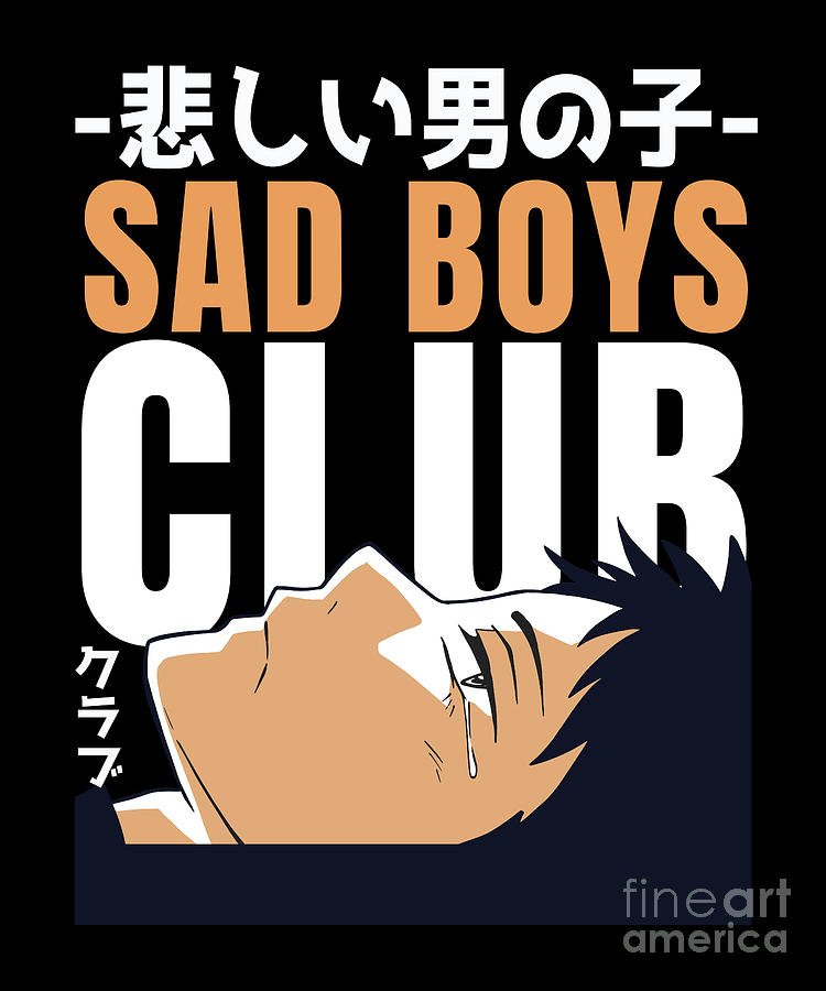 Sad Anime Boy Canvas Prints for Sale