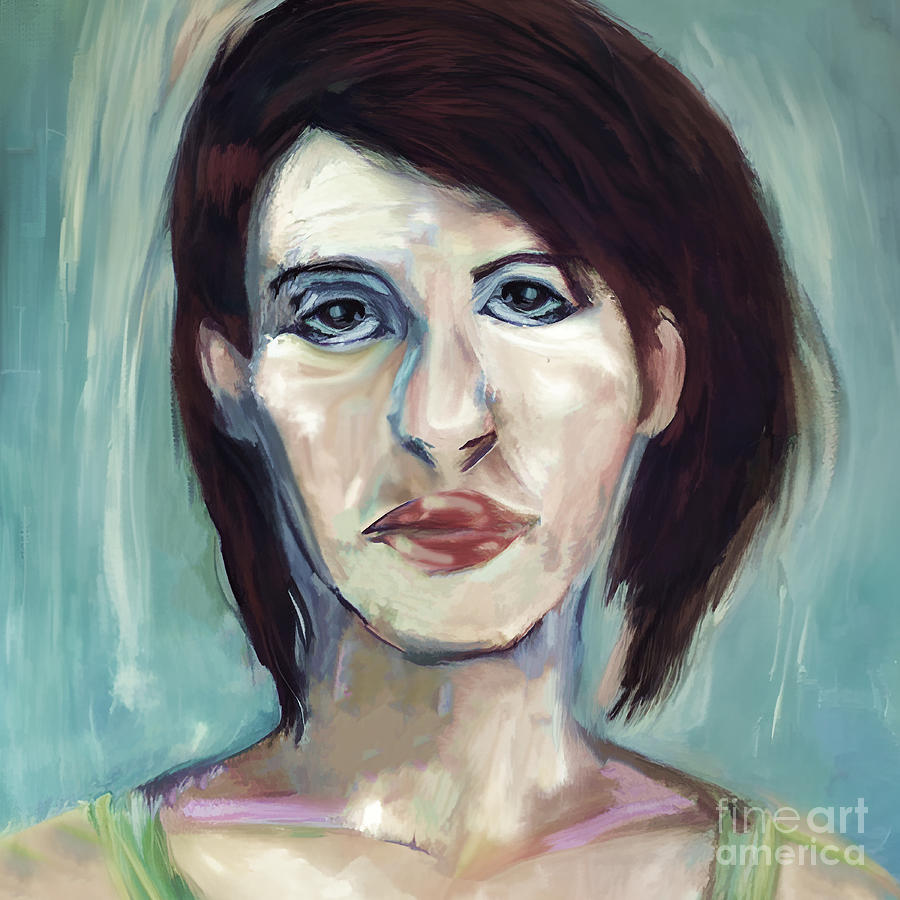 Sad Woman Digital Art By Karuna Basandra Pixels