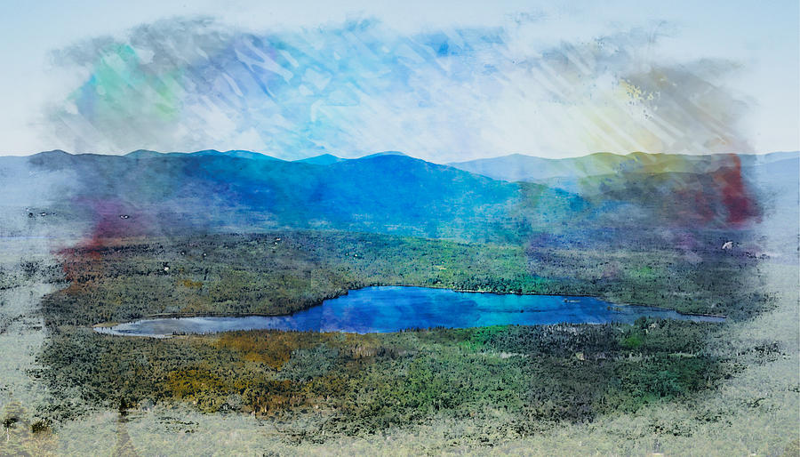 Saddleback Lake Rangeley Maine Digital Art by Russ Considine