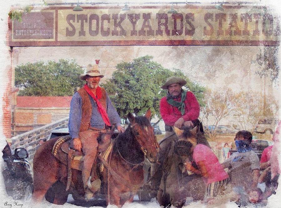 Saddled Cowboys  Photograph by Amy Hosp