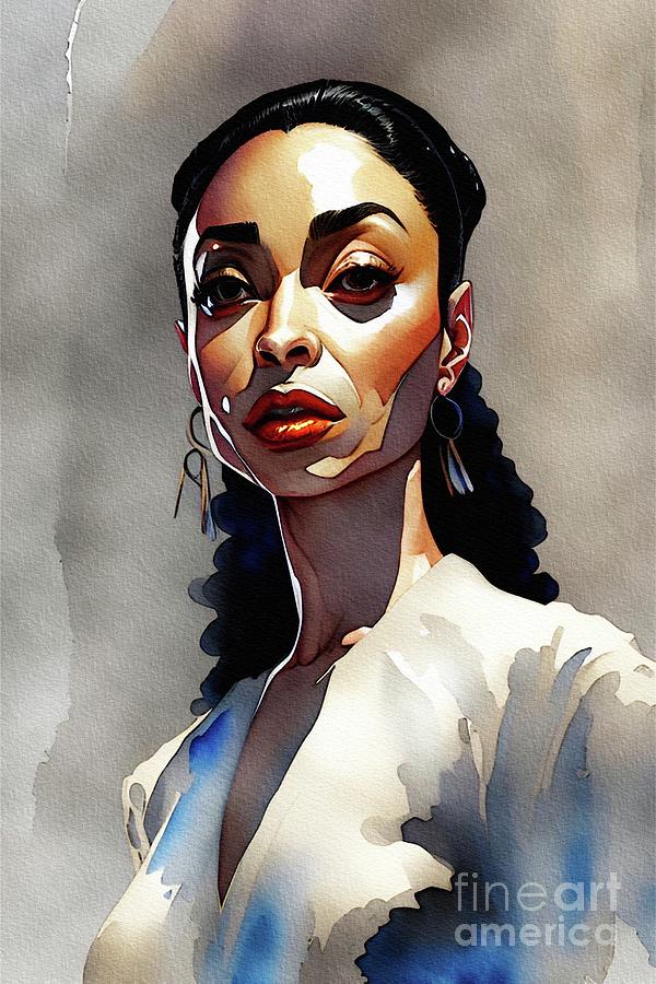 Queen Sade Art Print | Wall Art selling Prints | Modern Art Prints