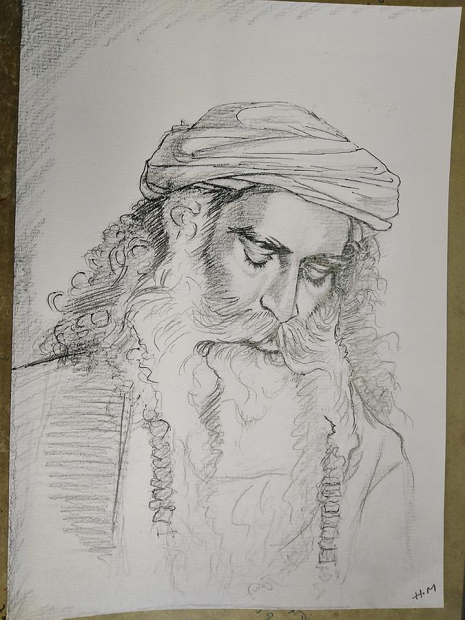 Sadhguru - Soumya Golchha - Drawings & Illustration, People & Figures,  Portraits, Male - ArtPal