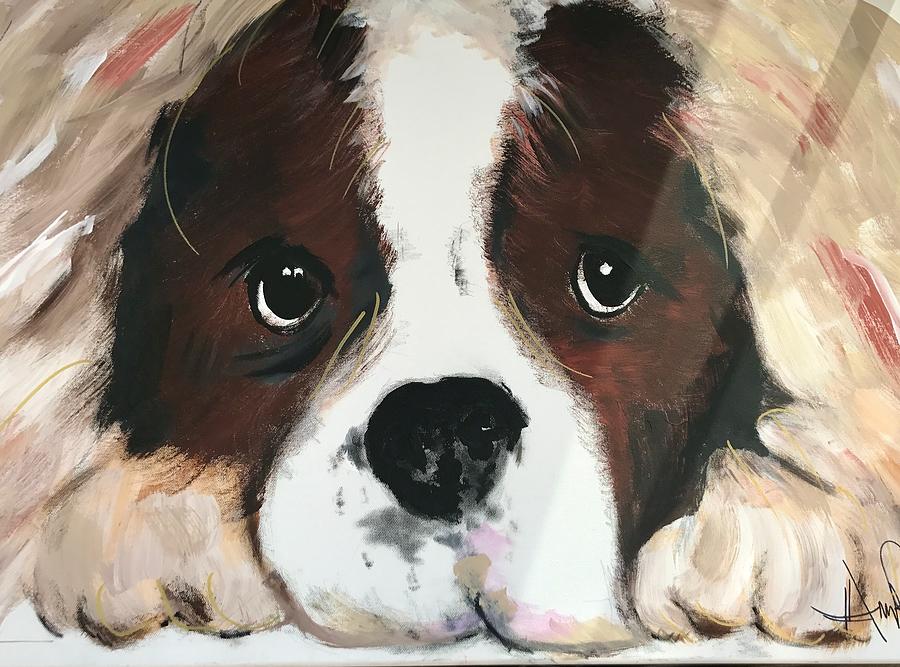 Sadie Painting by Angie ONeal