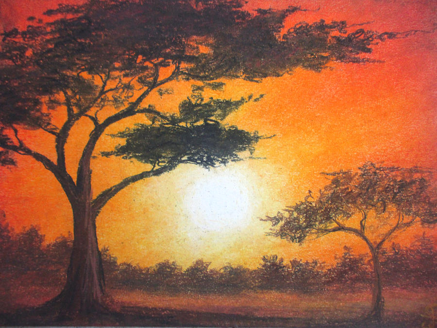 Safari Waltz Painting by Jen Shearer